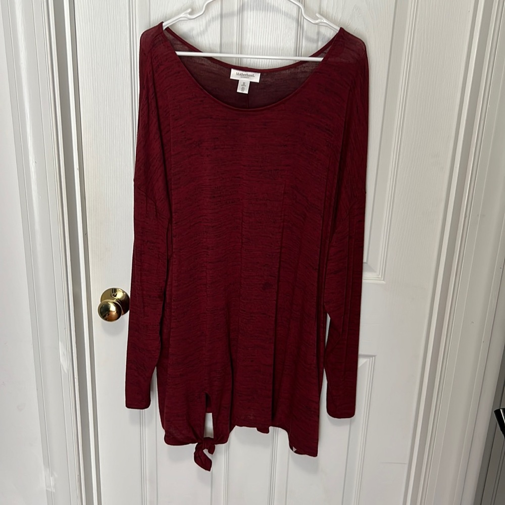 Plus size maternity tunic